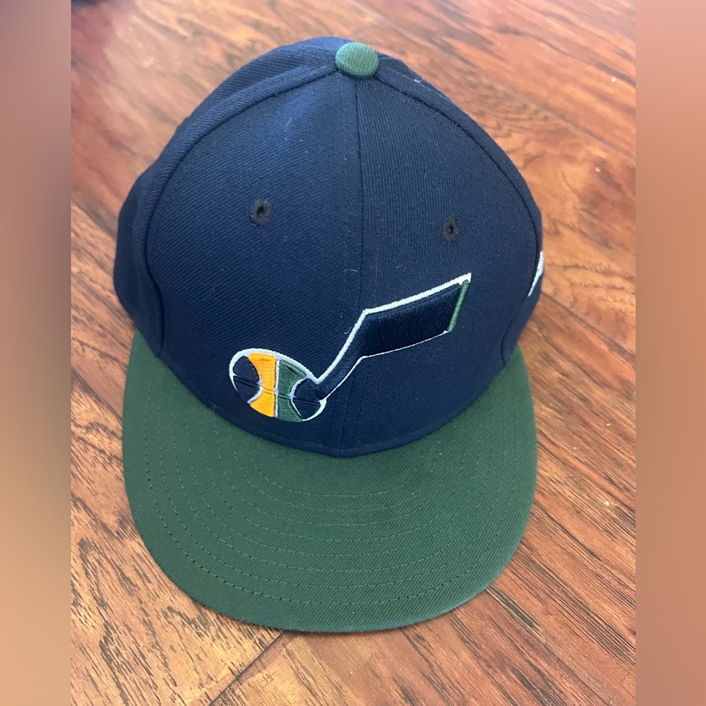 Navy and Green Baseball Cap NBA Utah Jazz EUC